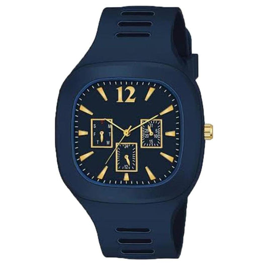 Men's Silicone Watch Blue - My Store